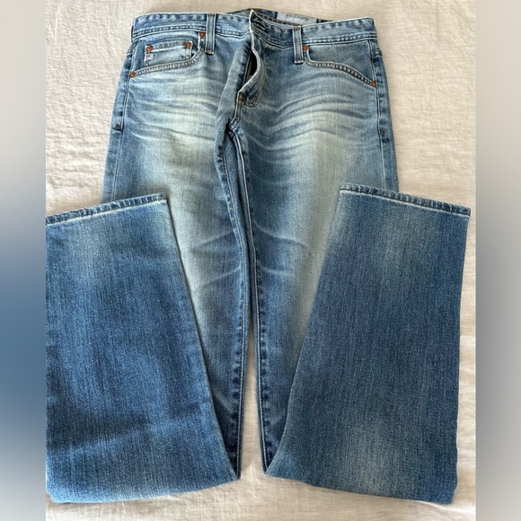 ADRIANO GOLDSCHMIED Men’s Size 31 Regular Tellis Slim Fit Light Blue Denim - Picture 5 of 16